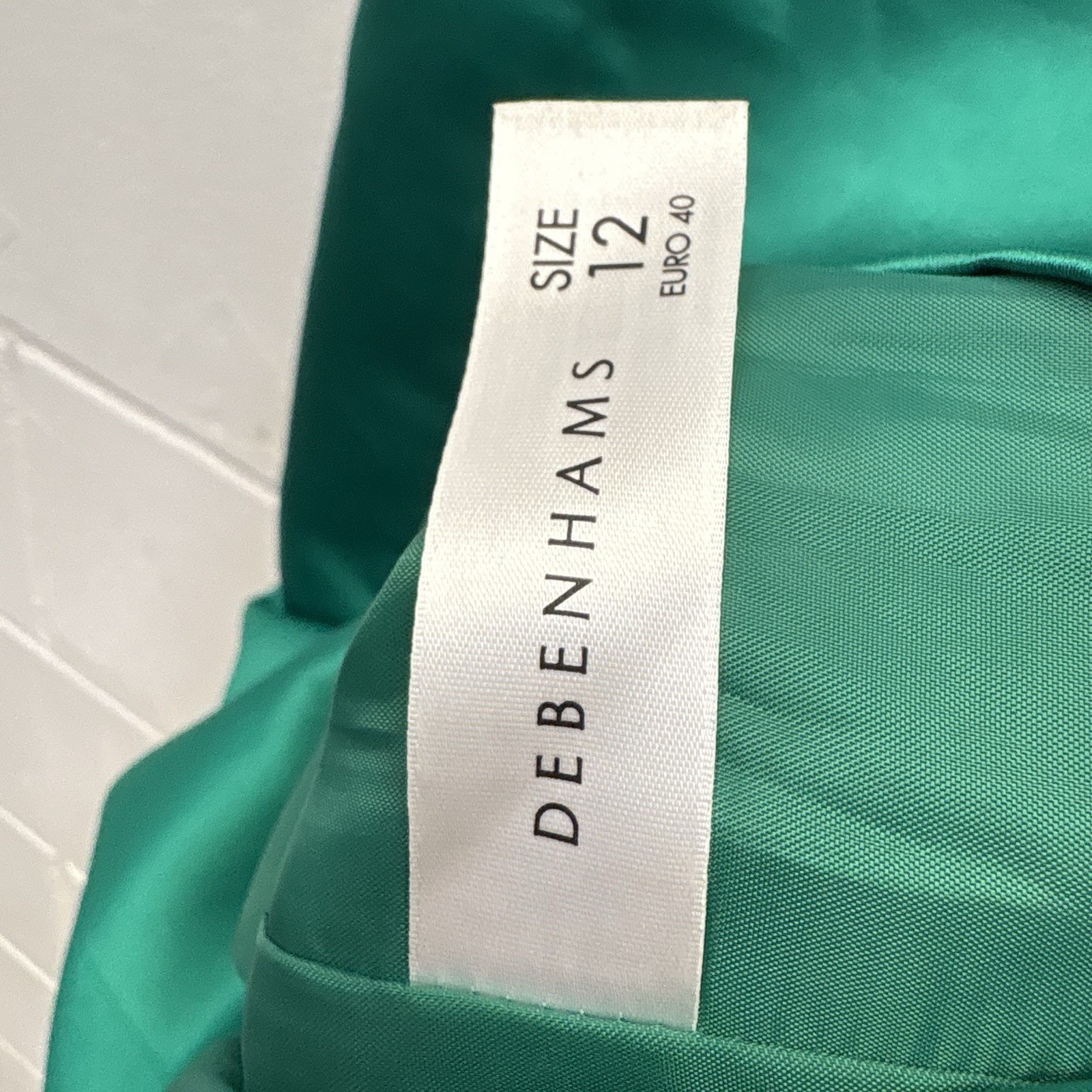 Debut Emerald Green Sequin Bodice Cocktail Party Dress Size 12 Occasion Prom