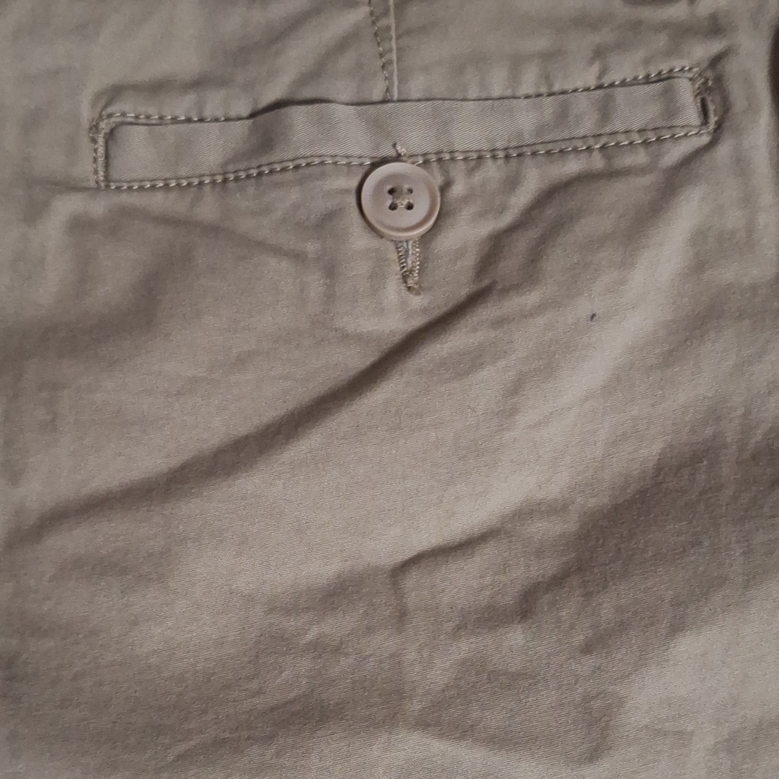 Sonoma Goods For Life Men’s Tan Chino Shorts Flat Front Solid Slash Pockets