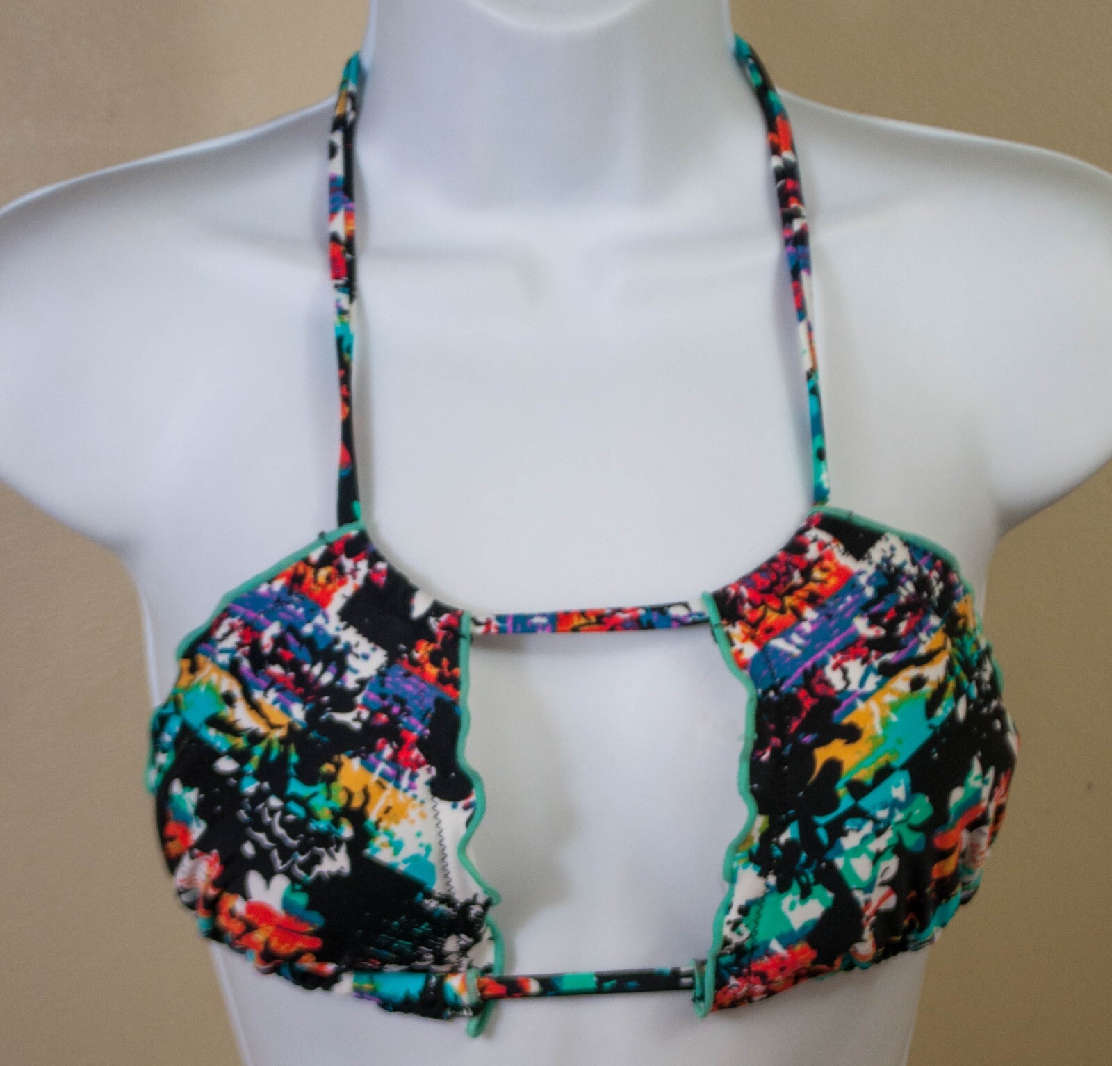 Mudd Black w/ Multi Color Floral Print Bikini Top or Bottom Swimwear MSRP $32