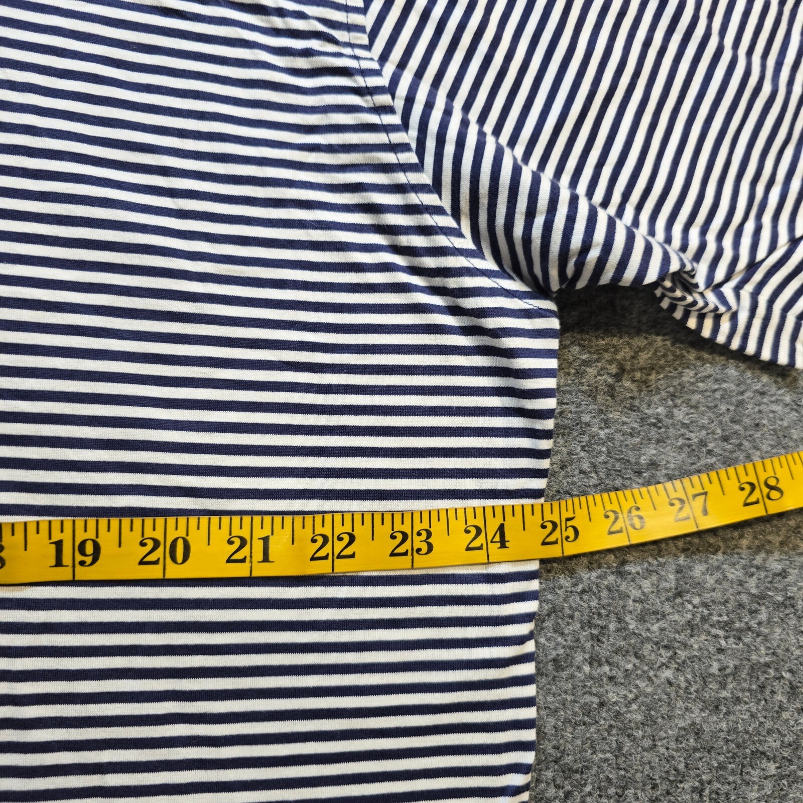 Peter Millar Shirt Mens XL Blue Striped Short Sleeve Stretchy Golf Polo Casual