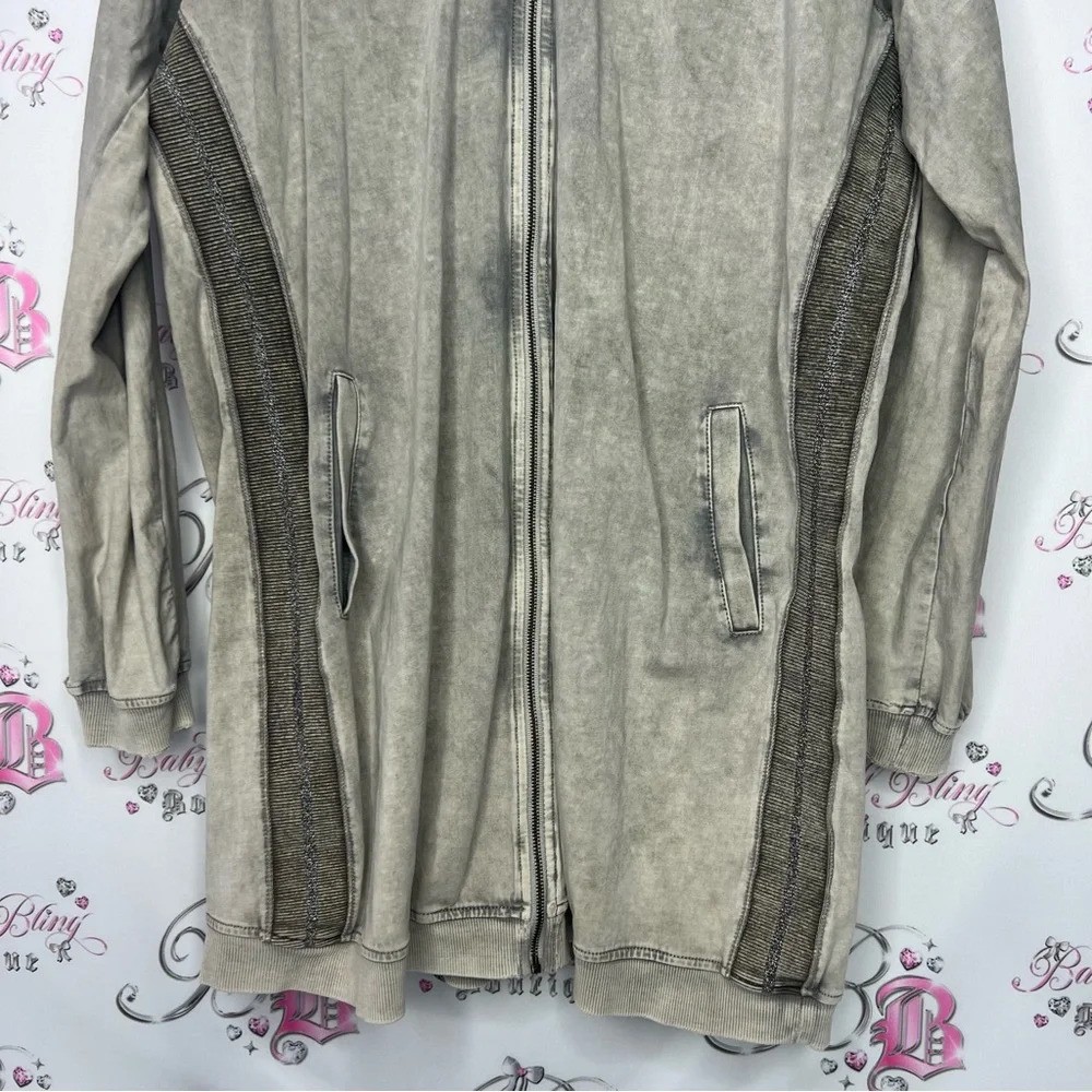 Sandwhich_ cardigan sparkly distressed soft sweater glitter beige taupe cream
