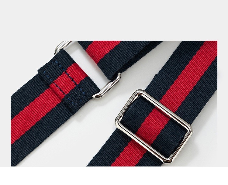 Replacement Striped Purse Strap for Gucci Luxury Designe Shoulder Bag No Logo