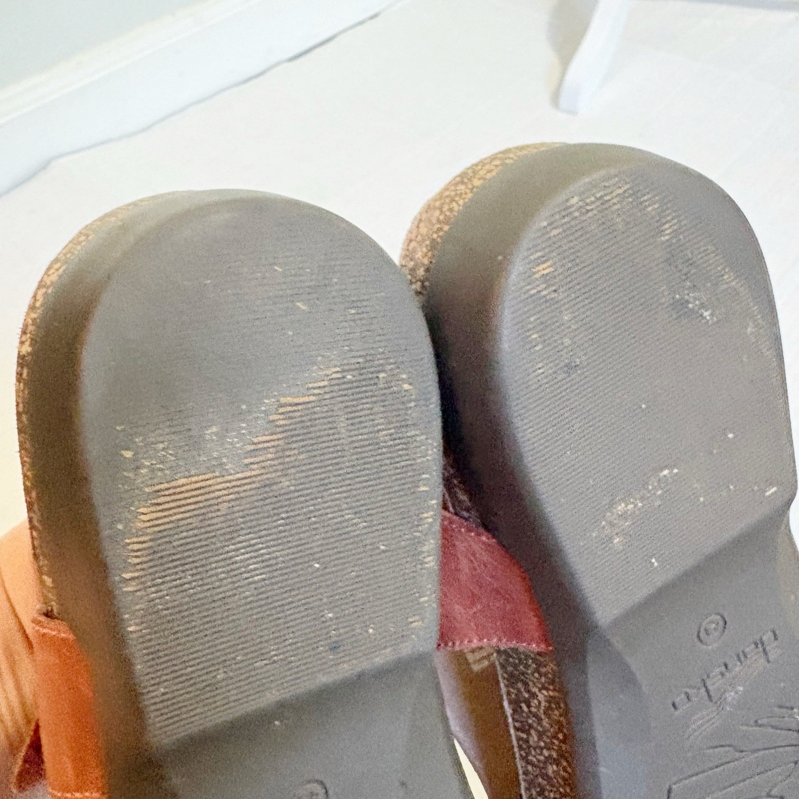 Dankso Women’s Reece Sandal Orange Waxy Burnished Leather Size 10.5 or 11 EU 41