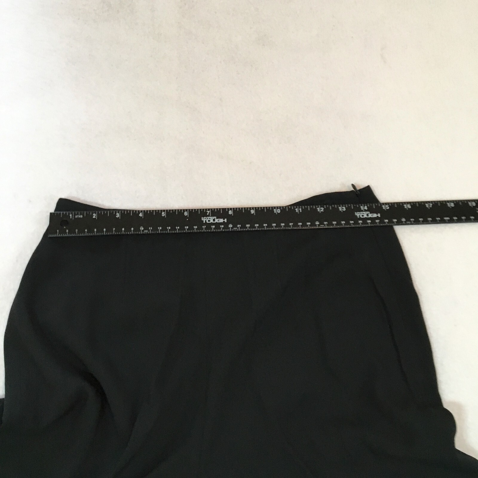 Rena Lange Womens Dress Pants Size 8 Black High Rise Side Zip Wide Leg NWT