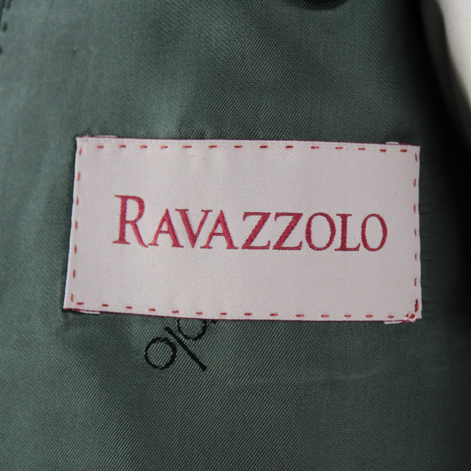 Ravazzolo NWT Super 130’s Wool Two Piece Suit Size 54R (44R US) In Green