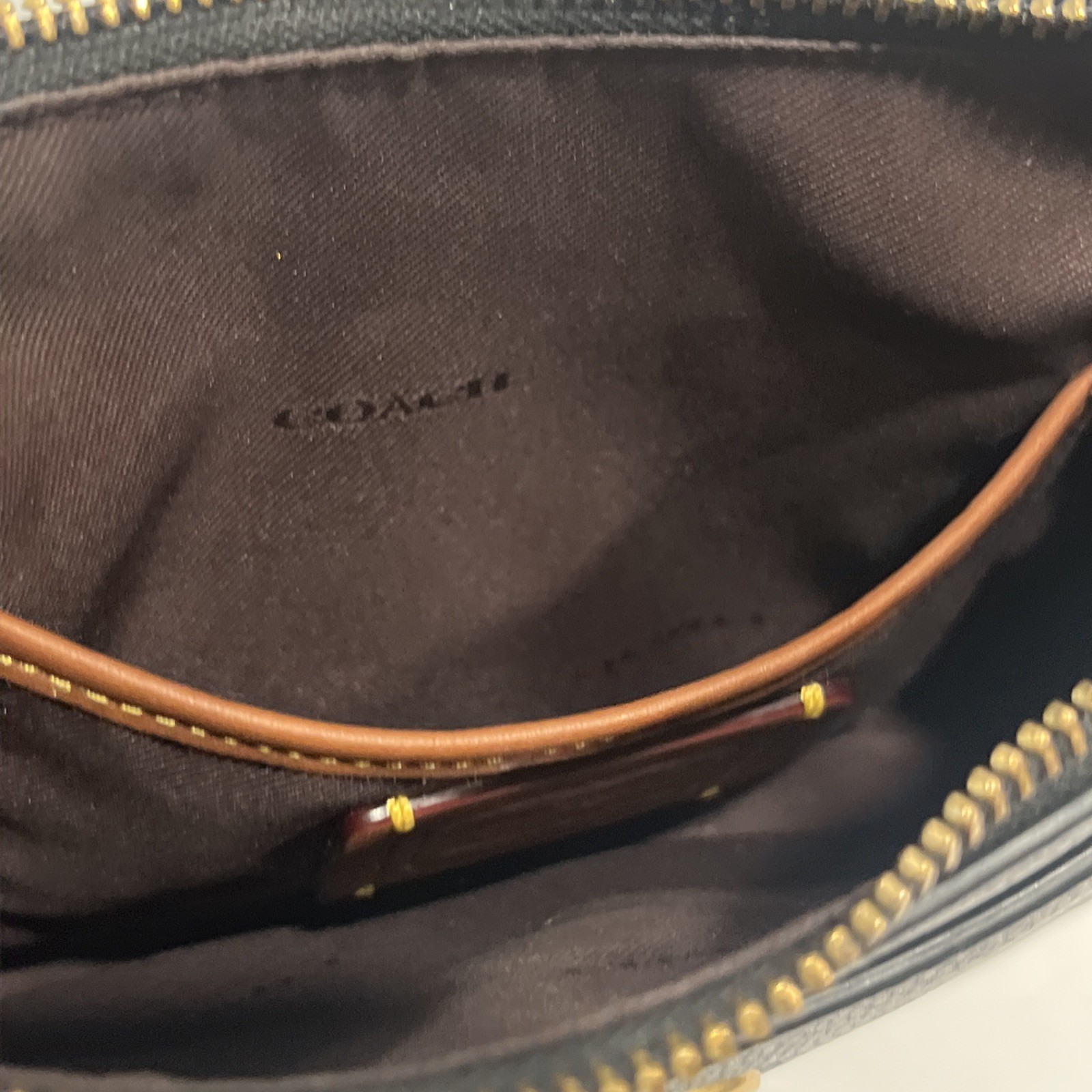 COACH Black Pebbled Leather Chaise 19 Small Crossbody Bag CC390