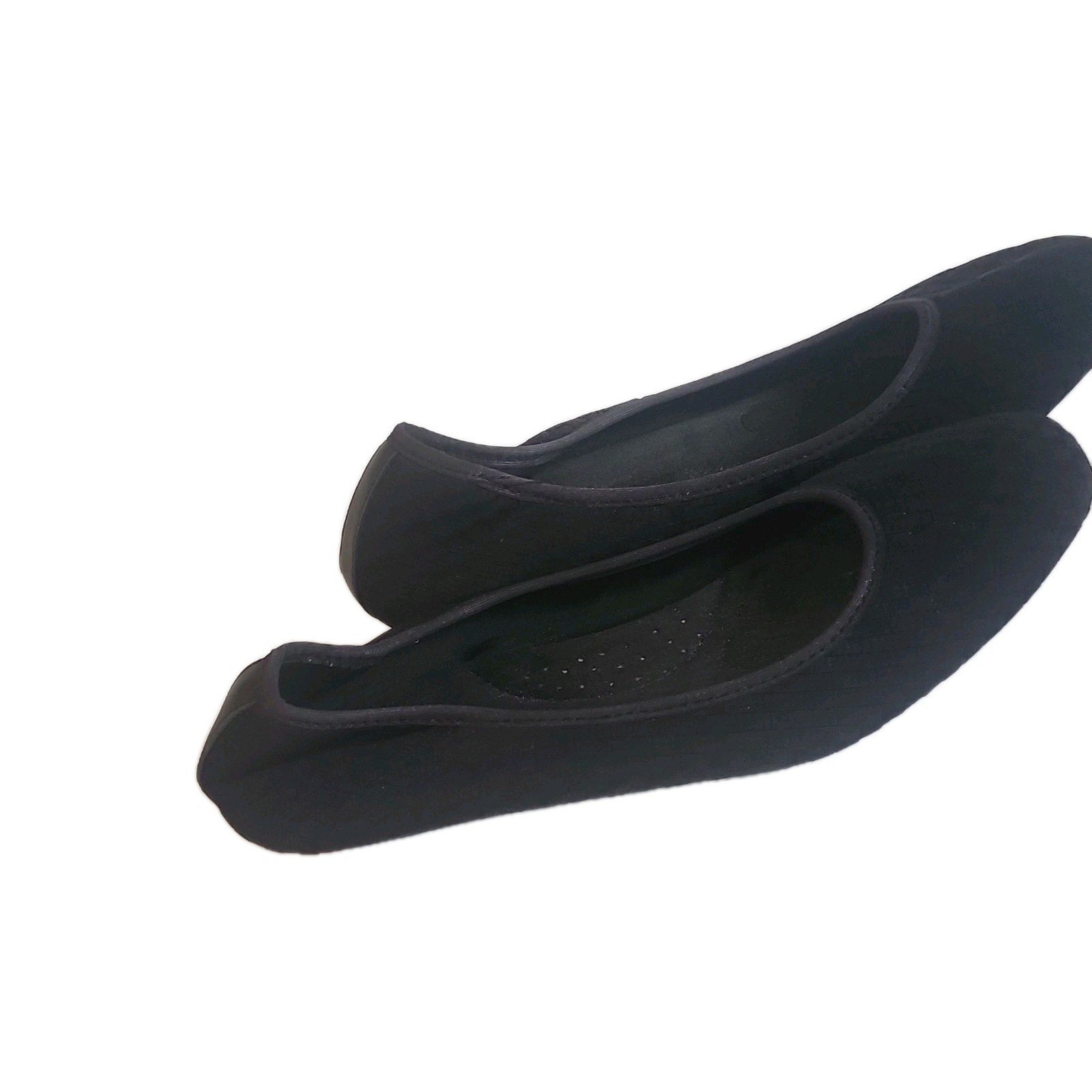Seychelles Black Memory Foam Flats Women’s US 10 Wide Polyester Upper