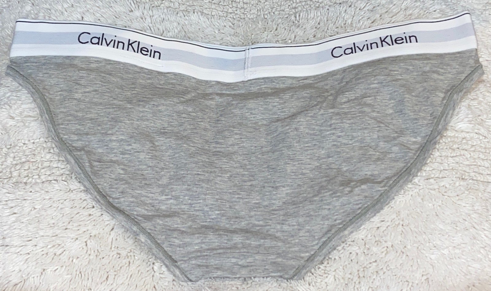 CALVIN KLEIN Modern Cotton Grey White Black Bikini Panty Womens S 5 M 6 L 7 XL 8