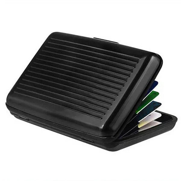 Pocket Waterproof Business ID Credit Card Wallet Holder Aluminum Metal RFID Case
