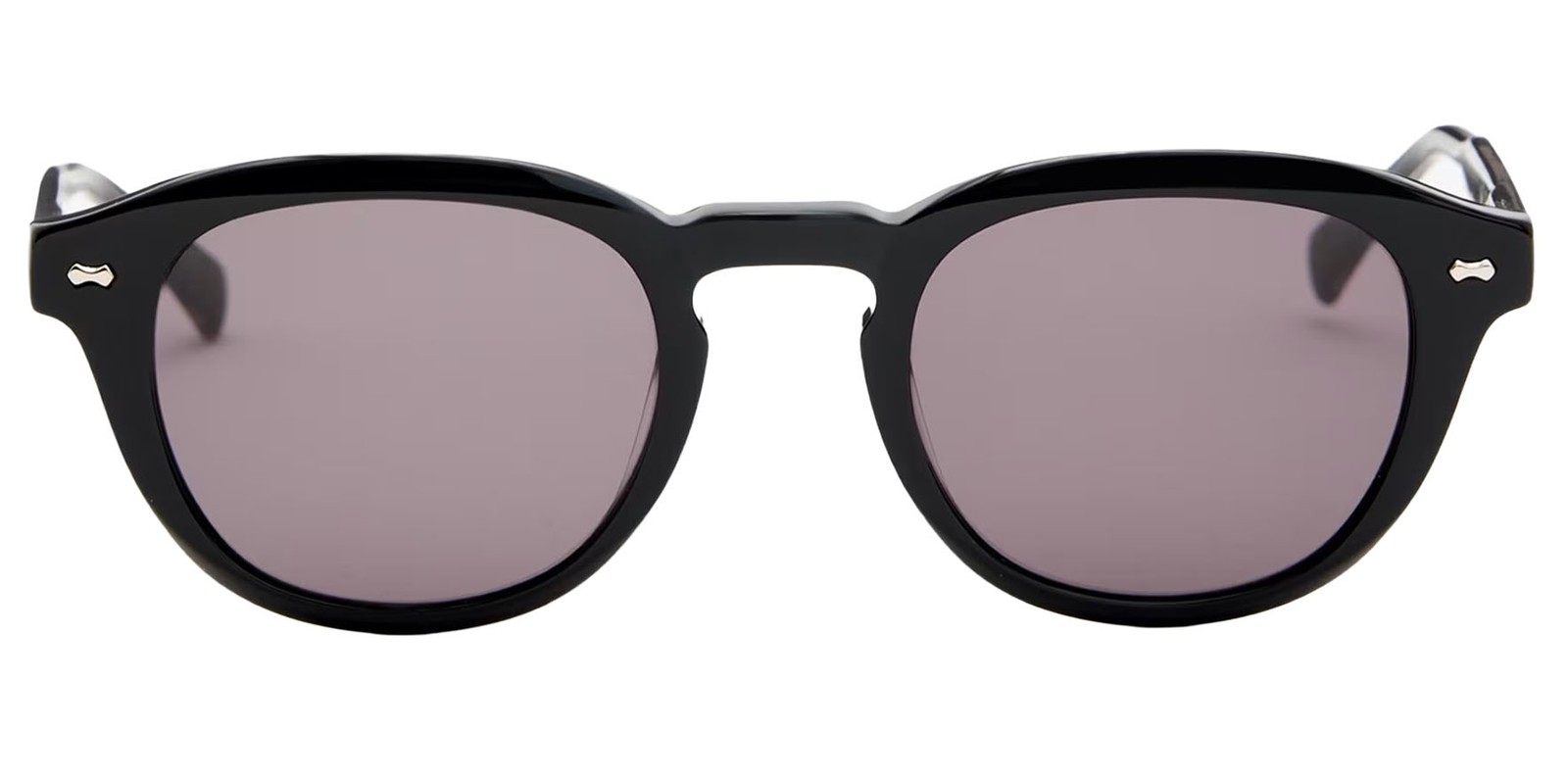 John Varvatos Men’s Round Black Sunglasses – SJV572500BLA – Made in Japan