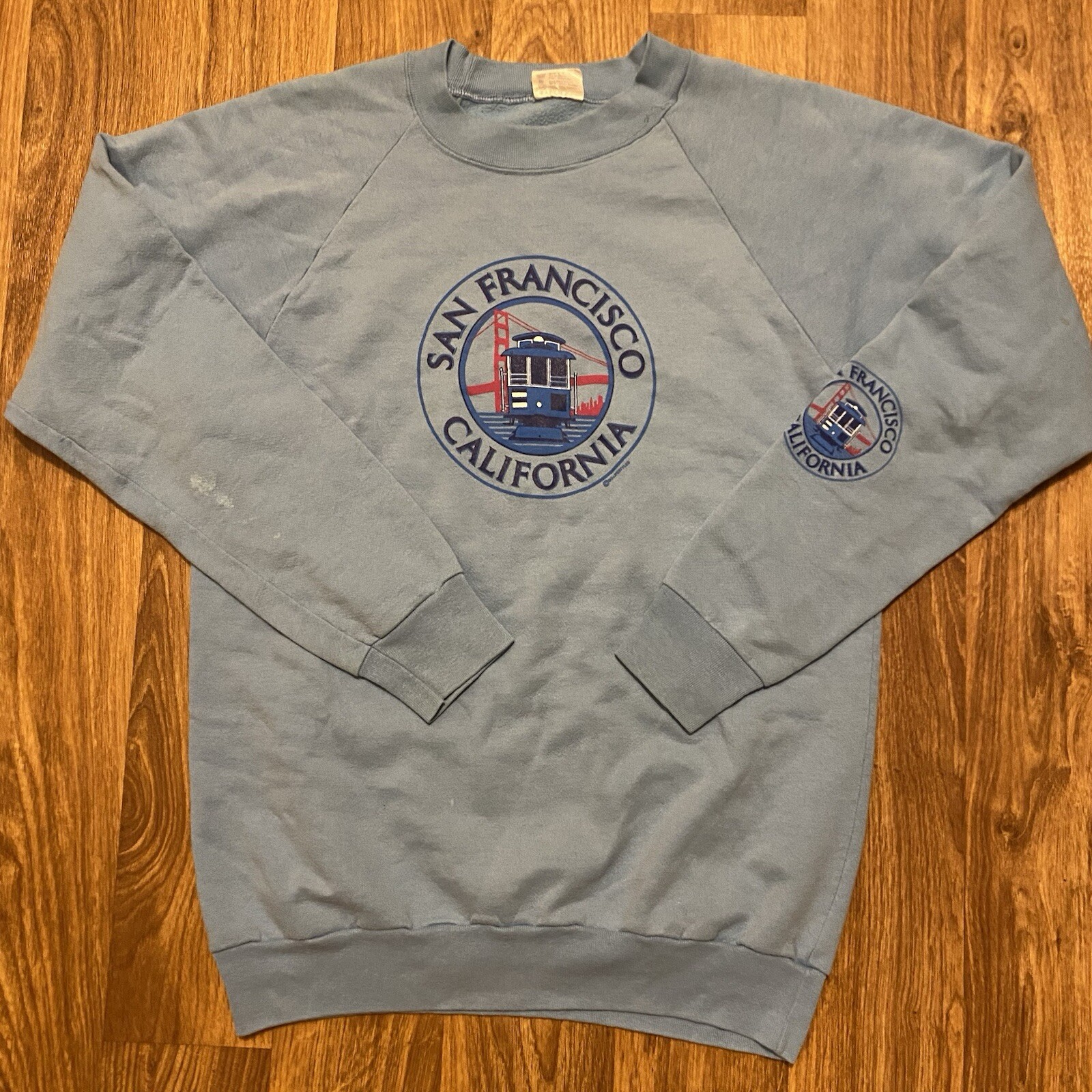 Vintage 80s San Francisco California Crewneck Sweater Tourists Vacation USA