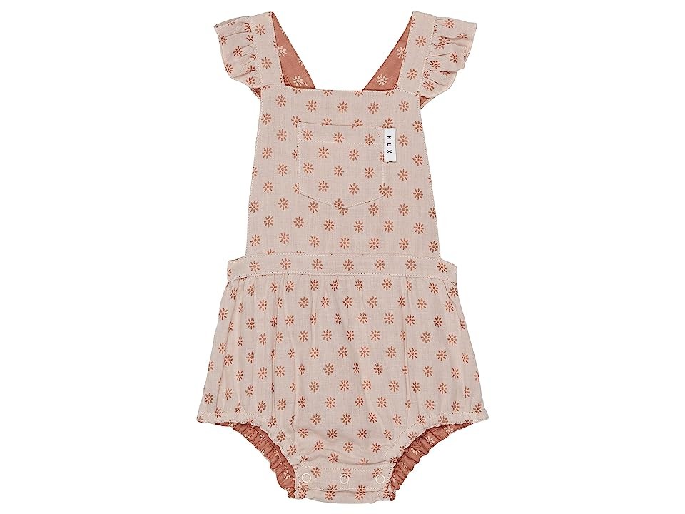 HUXBABY Baby Girls’ Reversible Playsuit (Infant),Daisy Muslin