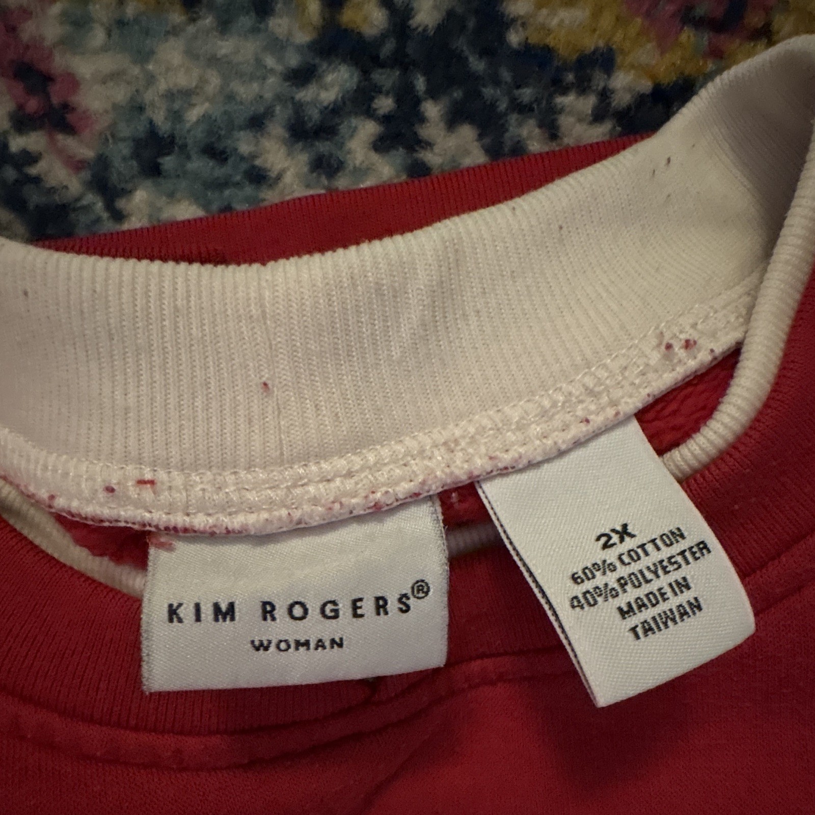 Kim Rogers Bundle 1X & 2X Red Christmas Pullover Sweatshirts