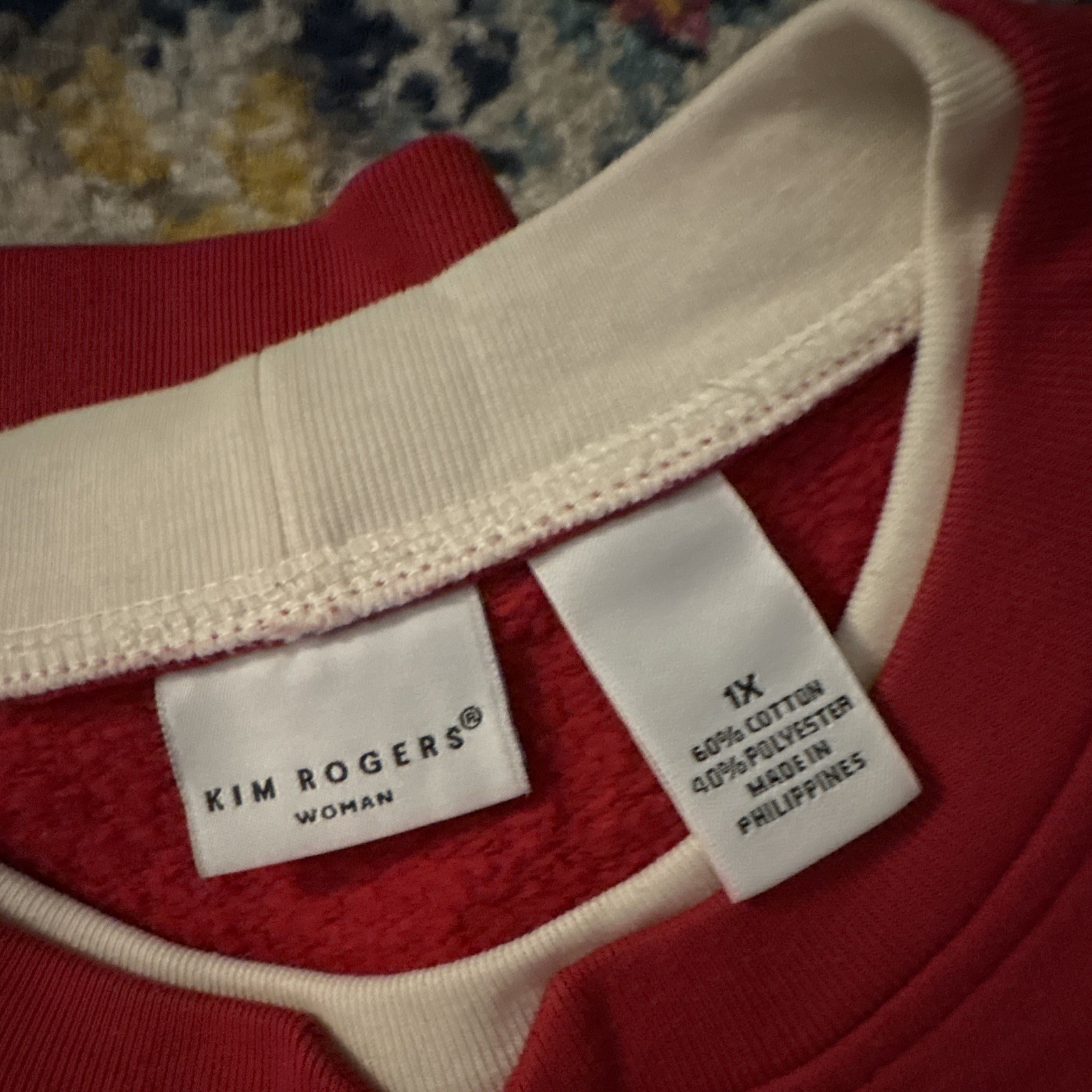 Kim Rogers Bundle 1X & 2X Red Christmas Pullover Sweatshirts