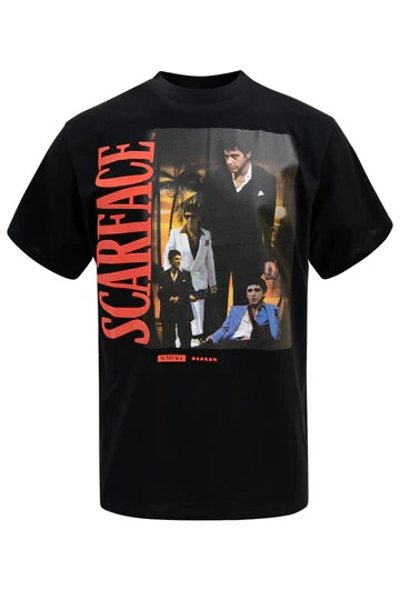 REASON Men’s Scarface Tony Graphic T-Shirt SCFT23-03, SF-46, SF12, SF18
