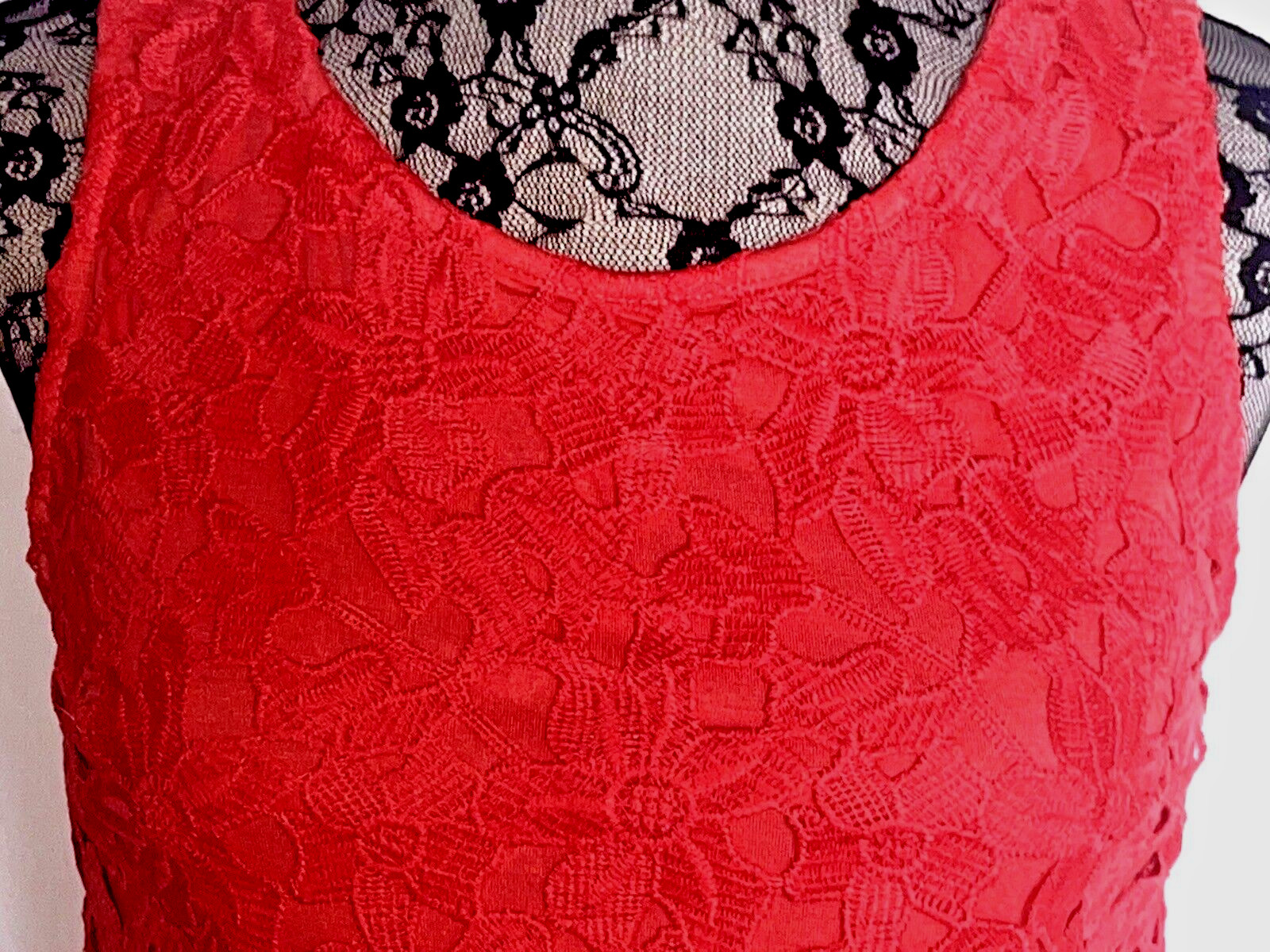 Coconutgirl Floral Applica Overlay Bohemian Shirt Sz. S. 38” Bust