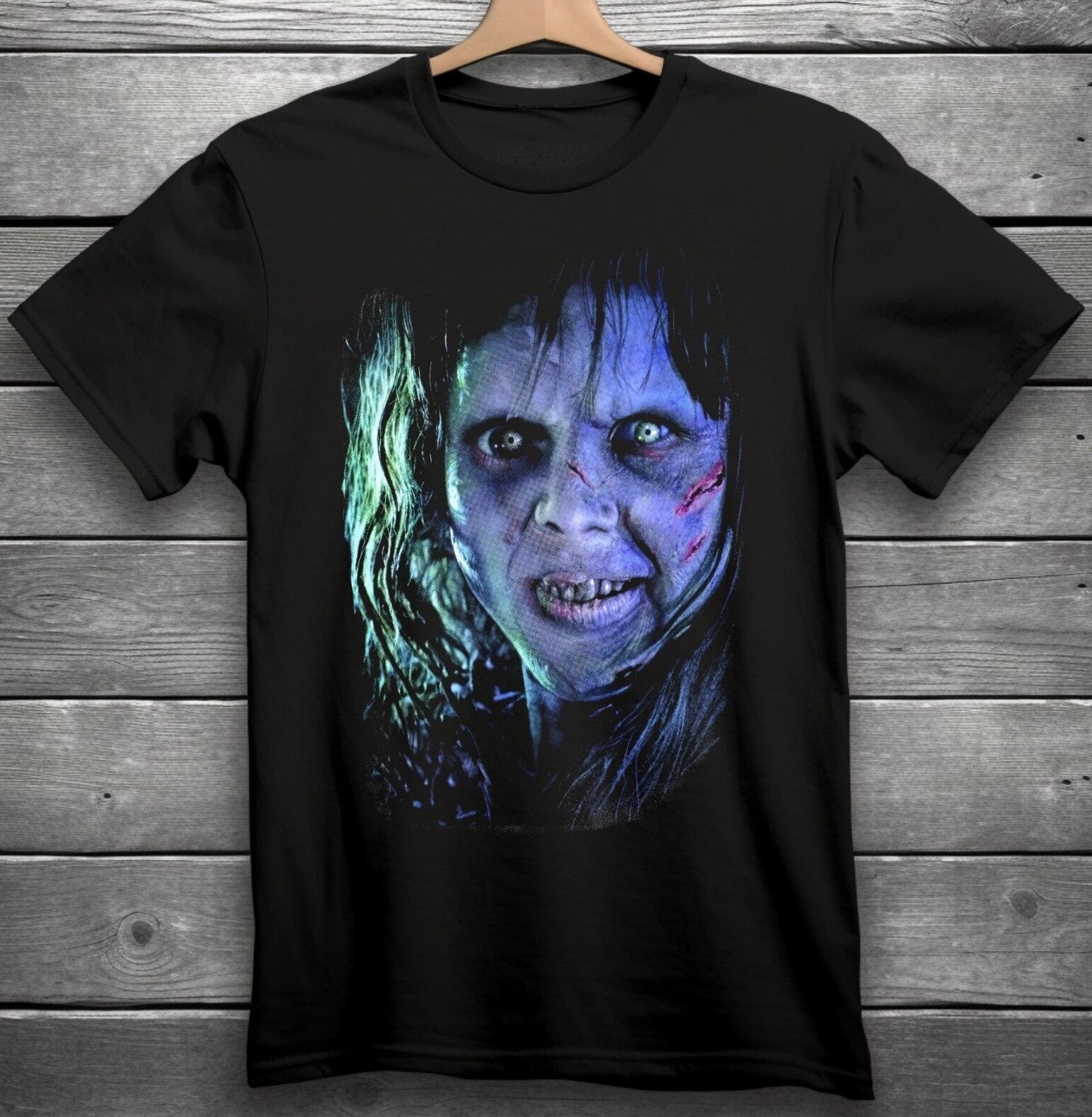 The Exorcist Regan Movie Horror T-Shirt Black
