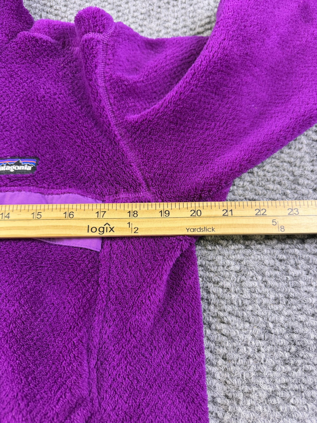 Patagonia Snap-T Fleece Jacket Womens Medium Purple Pullover Warm