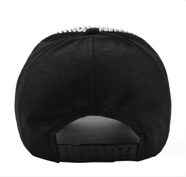 Women Rhinestone Sequins Baseball Cap Sparkly Glitter Bling Snapback Hat