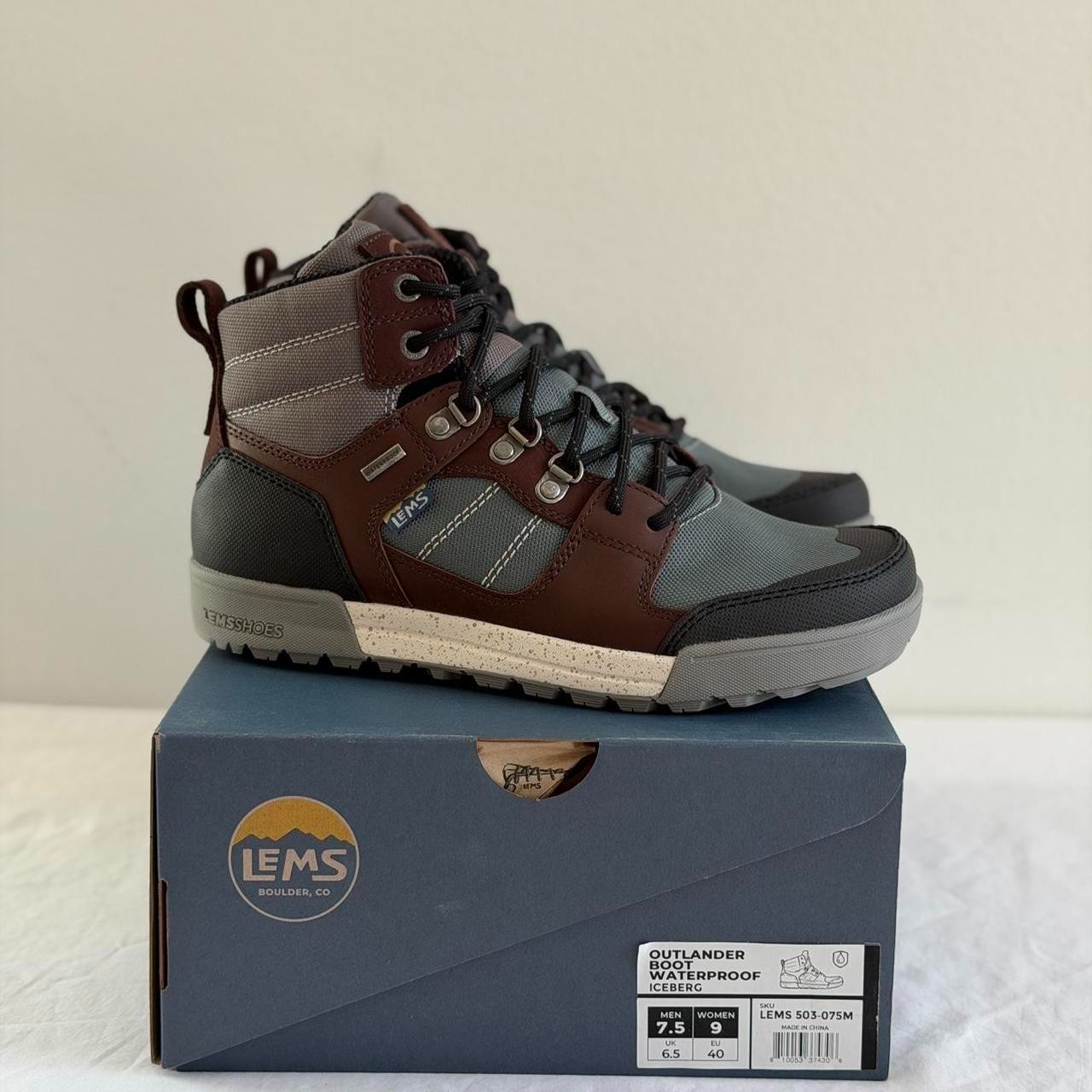 Lems Outlander Boot Waterproof in Iceberg, Size 9 Women / 7.5 Men