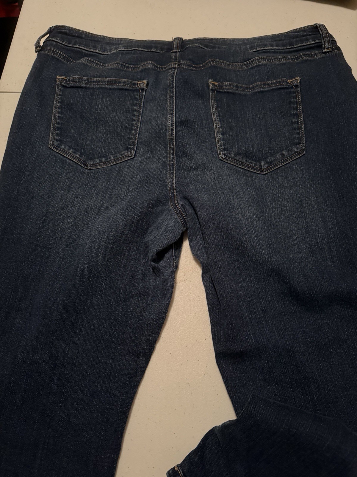 Sonoma Goods for Life Women’s Bootcut Dark Wash Blue Denim Jeans Petite 18S