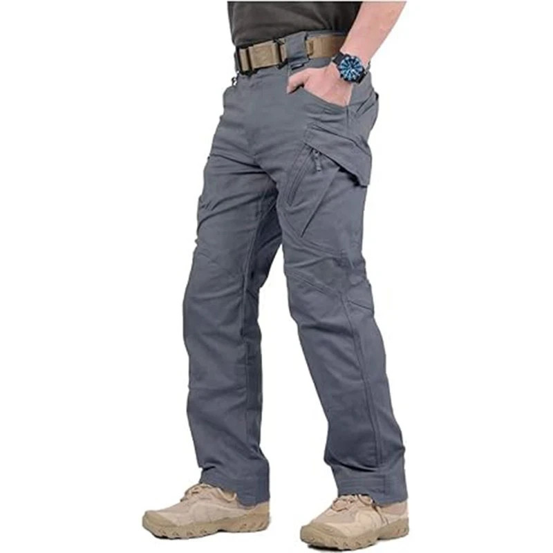 US Men Tactical Cargo Pants Soldier Straight-fit Work Combat Trousers Outdoor