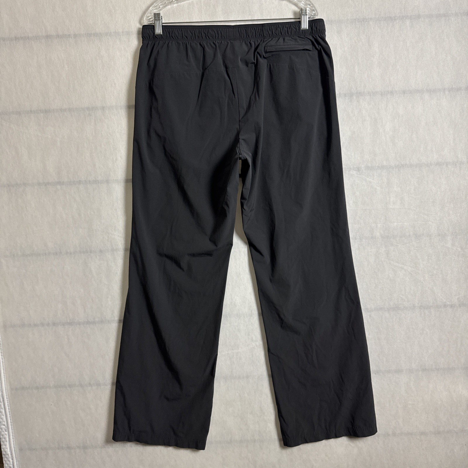 Paskho Men’s Size Large Gray Nylon Relaxed Straight Leg Pants