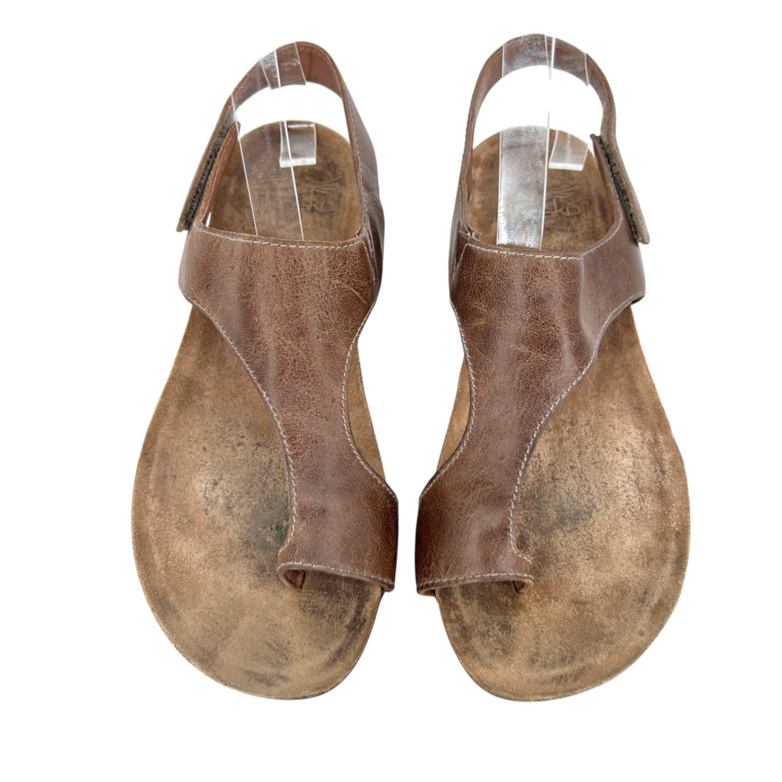 Dansko Reece Boho Gorpcore Eco-Chic Brown Leather Comfort Sandals Size 36 US 6