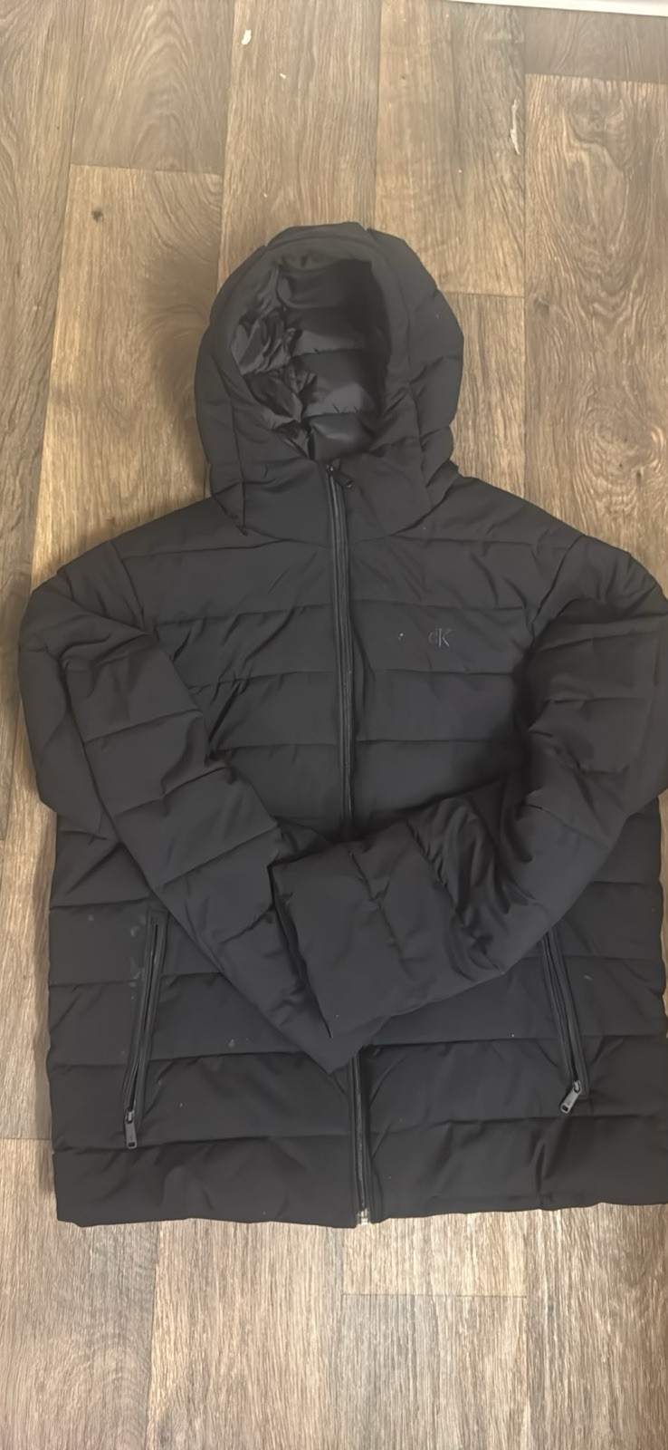 Calvin Klein Men’s Puffer Jacket Weather Protection Size M Black