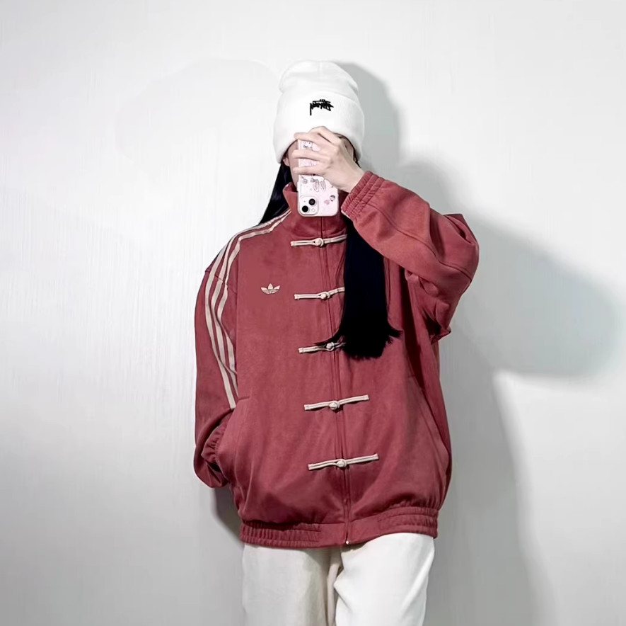 2026 Adidas Originals Ctt Snake Year Limite Chinese Stand Collar Casual Jacket