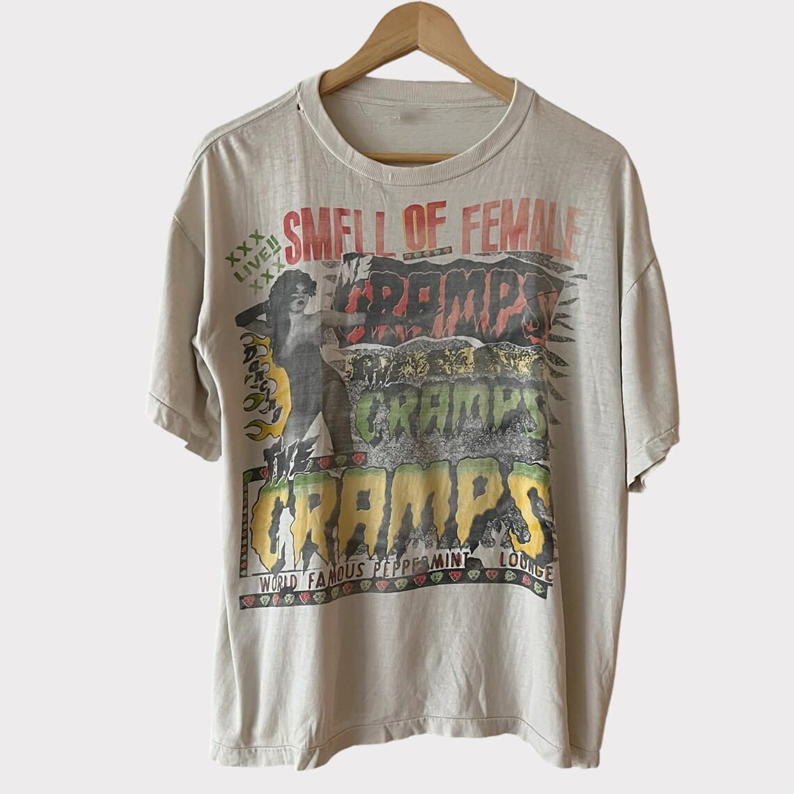 The Cramps Smell Of Female at the Peppermint Lounge T Shirt Full Size S-5XL