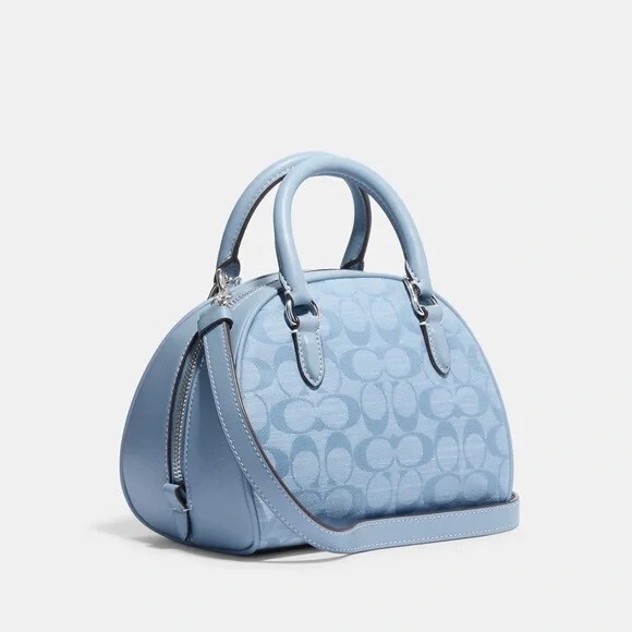 Coach Sydney Satchel In Signature Chambray – NWT