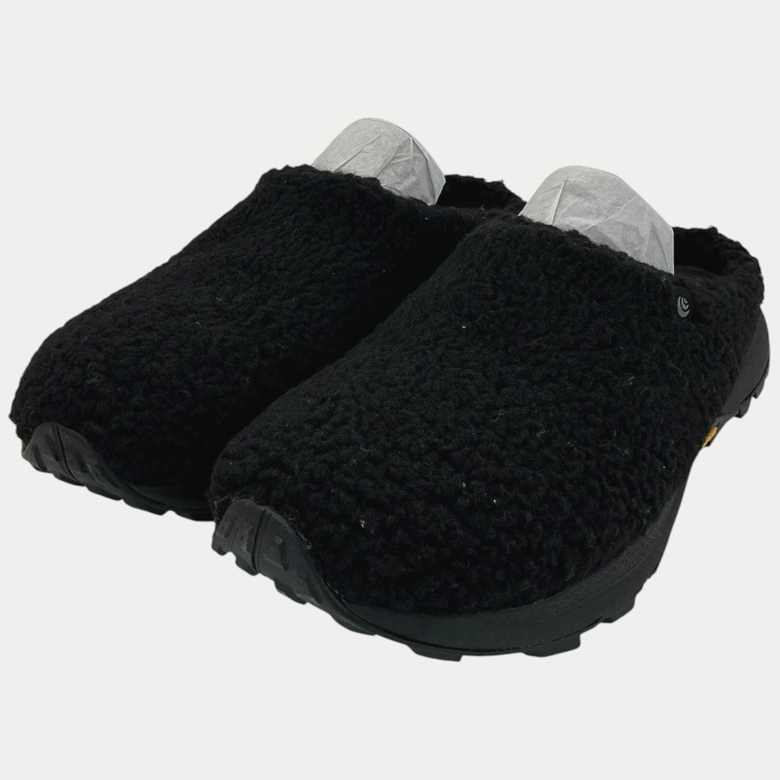 Topo Athletic Revive Men’s Size 10 Black Fleece Slip On Shoes NIB