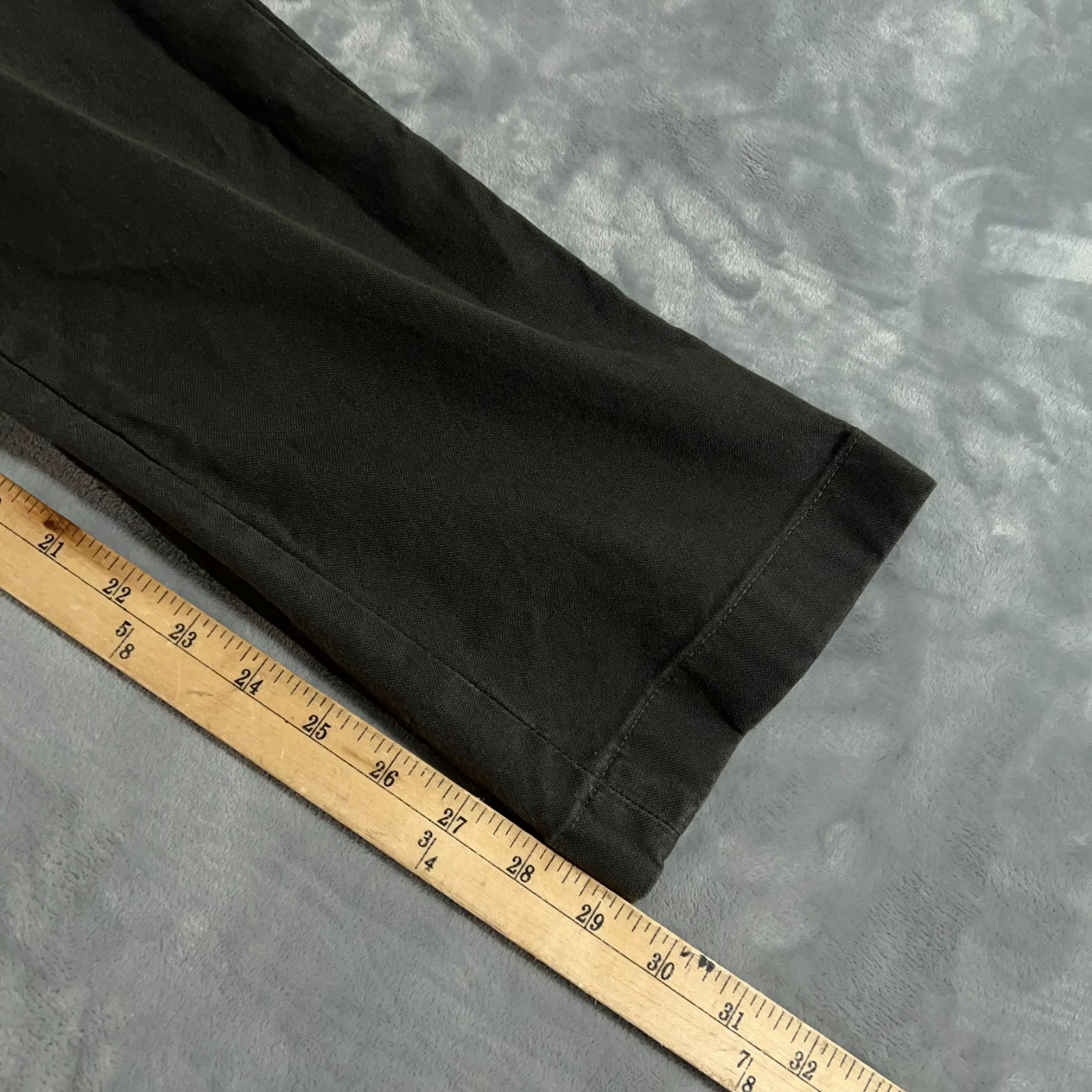 Filson Draftsman Canvas Pants Mens 30×30 Charcoal Gray Work Chinos Straight