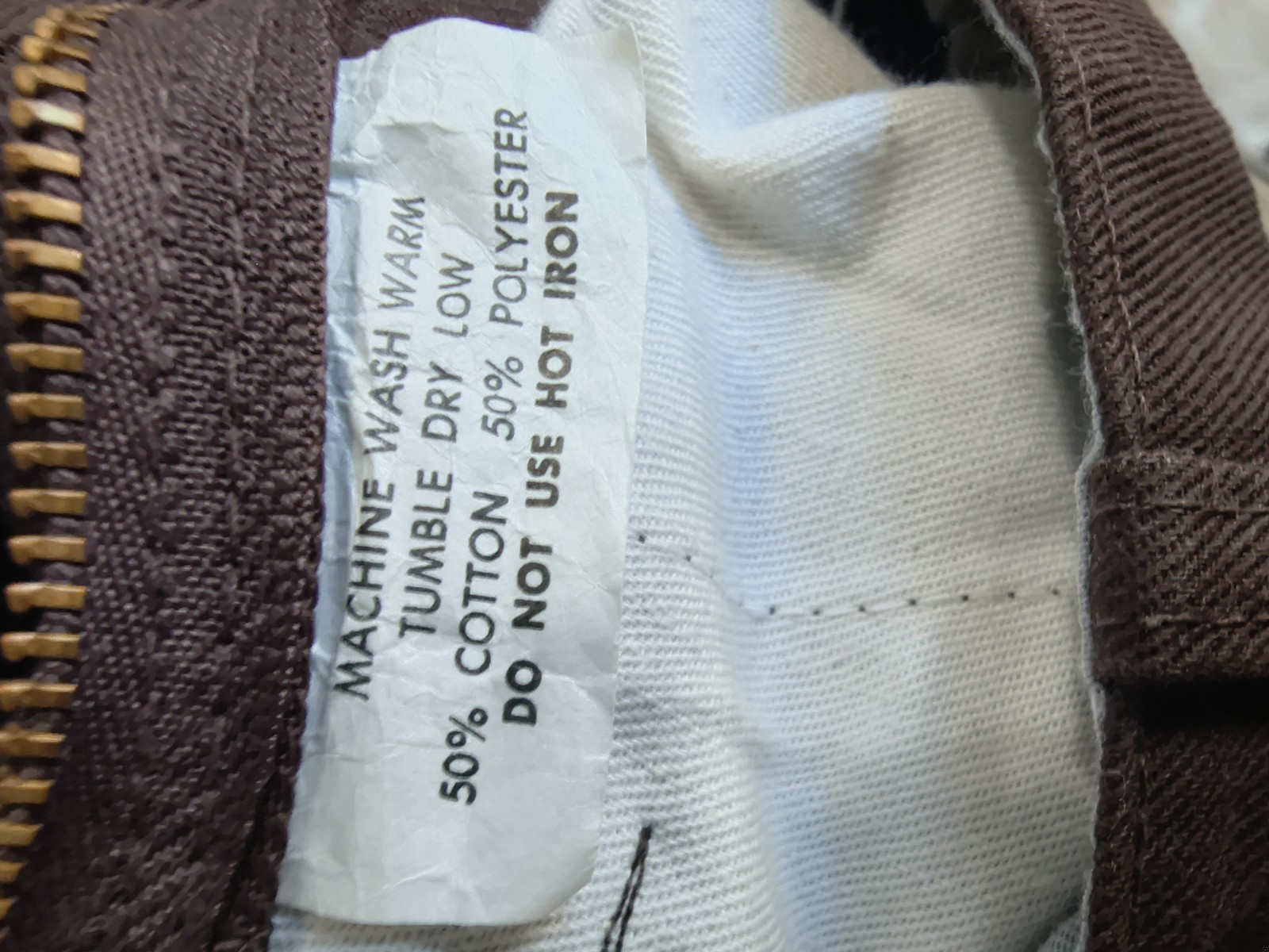 Vintage Ben Davis Union Made Brown Pants 28×27 Yellow Tag Have Been Hemmed