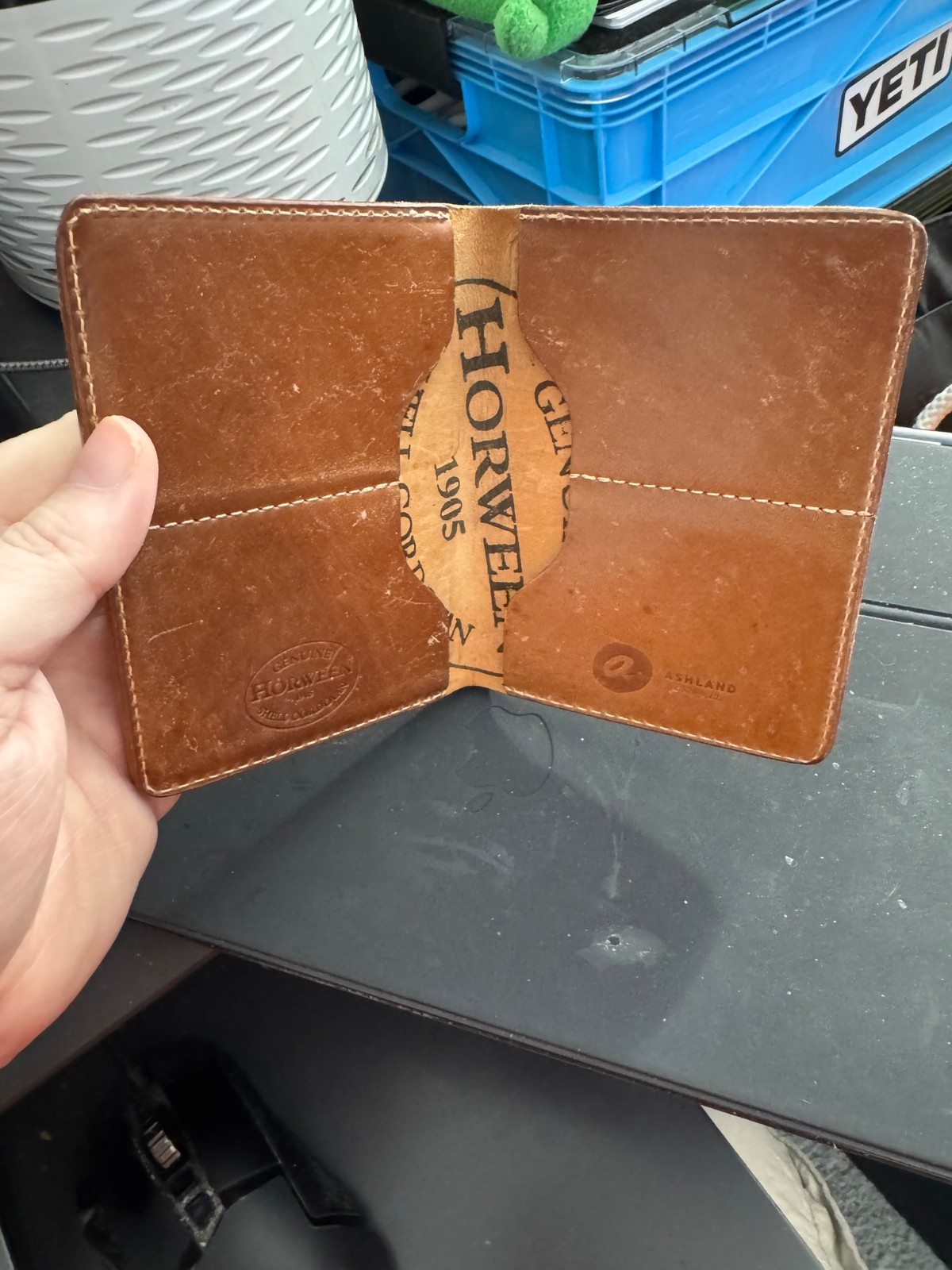 Ashland Leather Fat Herbie Shell Cordovan Wallet