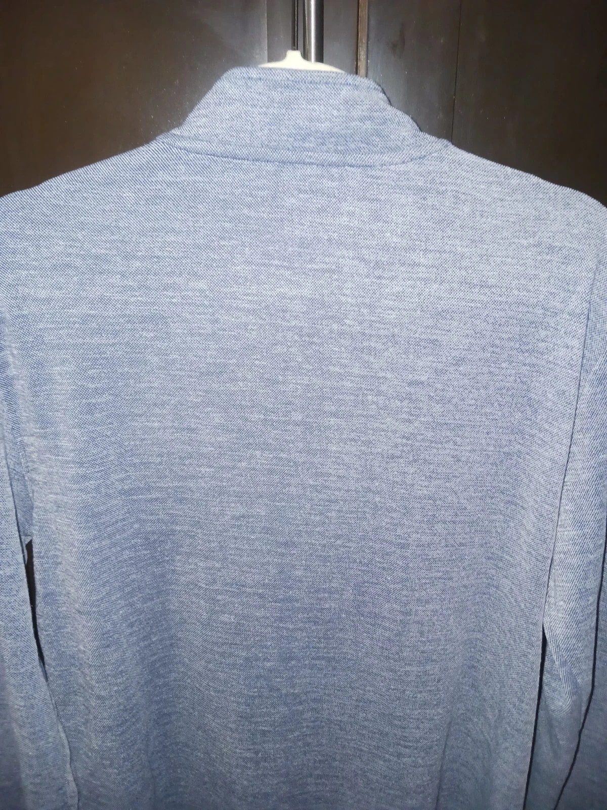 New C & C CALIFORNIA 1/4 Zip Pullover Sweatshirt Blue/White Sz:M Cotton/Poly
