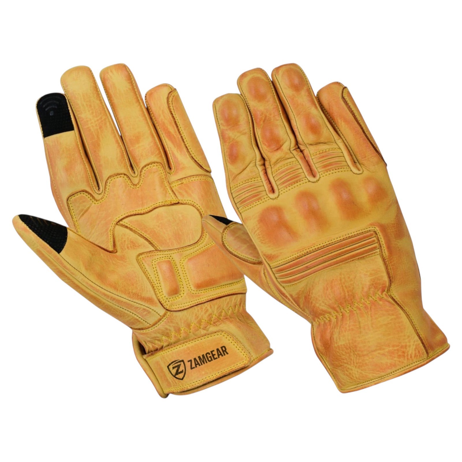Riding Gloves Summer Motorcycle Leather Protective Touchscreen Biker Armor