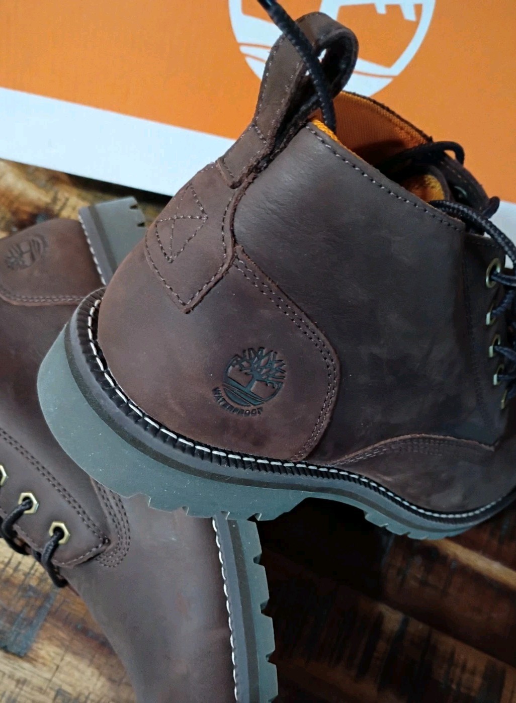 Mens Timberland Redwood Falls Premium Waterproof Leather Chukka Boot Sz 11.5