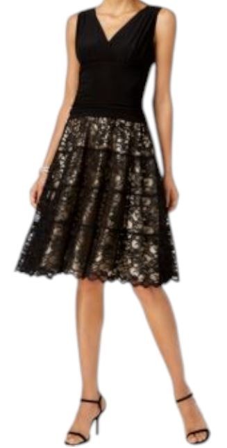 SLNY Women’s Fit & Flare Lace Dress Size: 14 Black (Please Read) RETAIL: $119