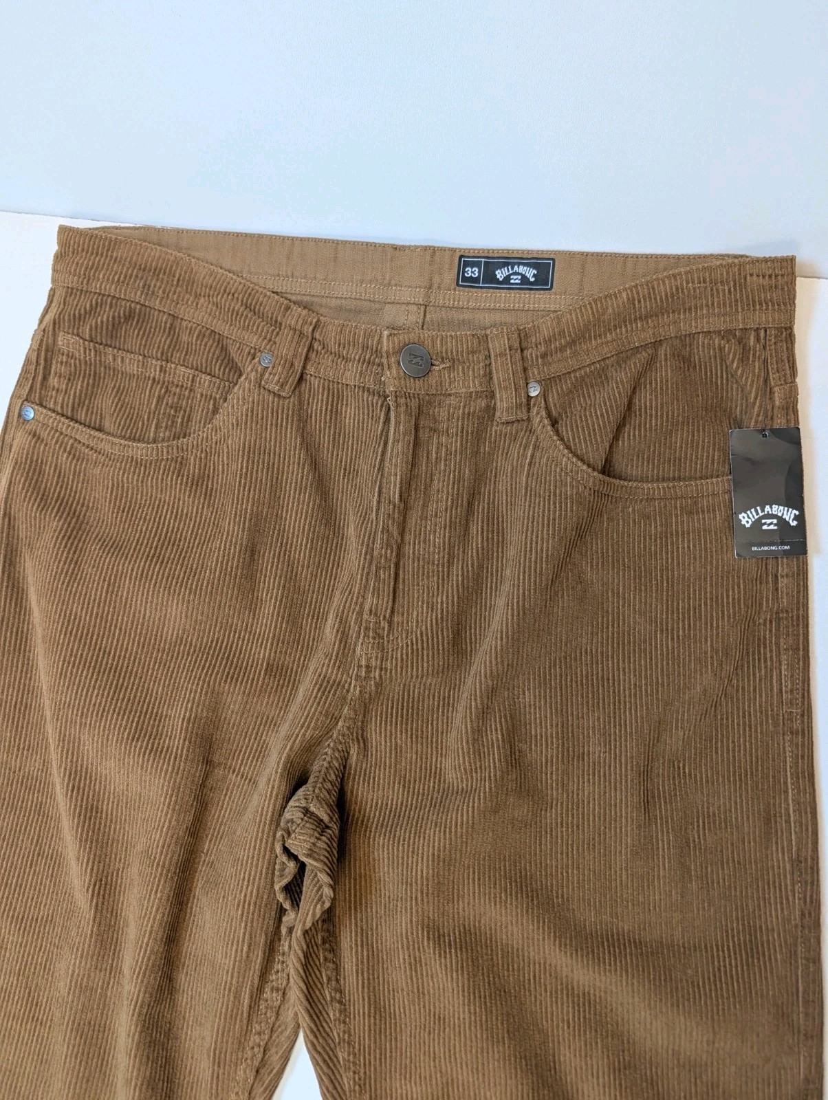 BILLABONG – Vintage Style Men’s Corduroy Pants SIZE 33 ***NEW