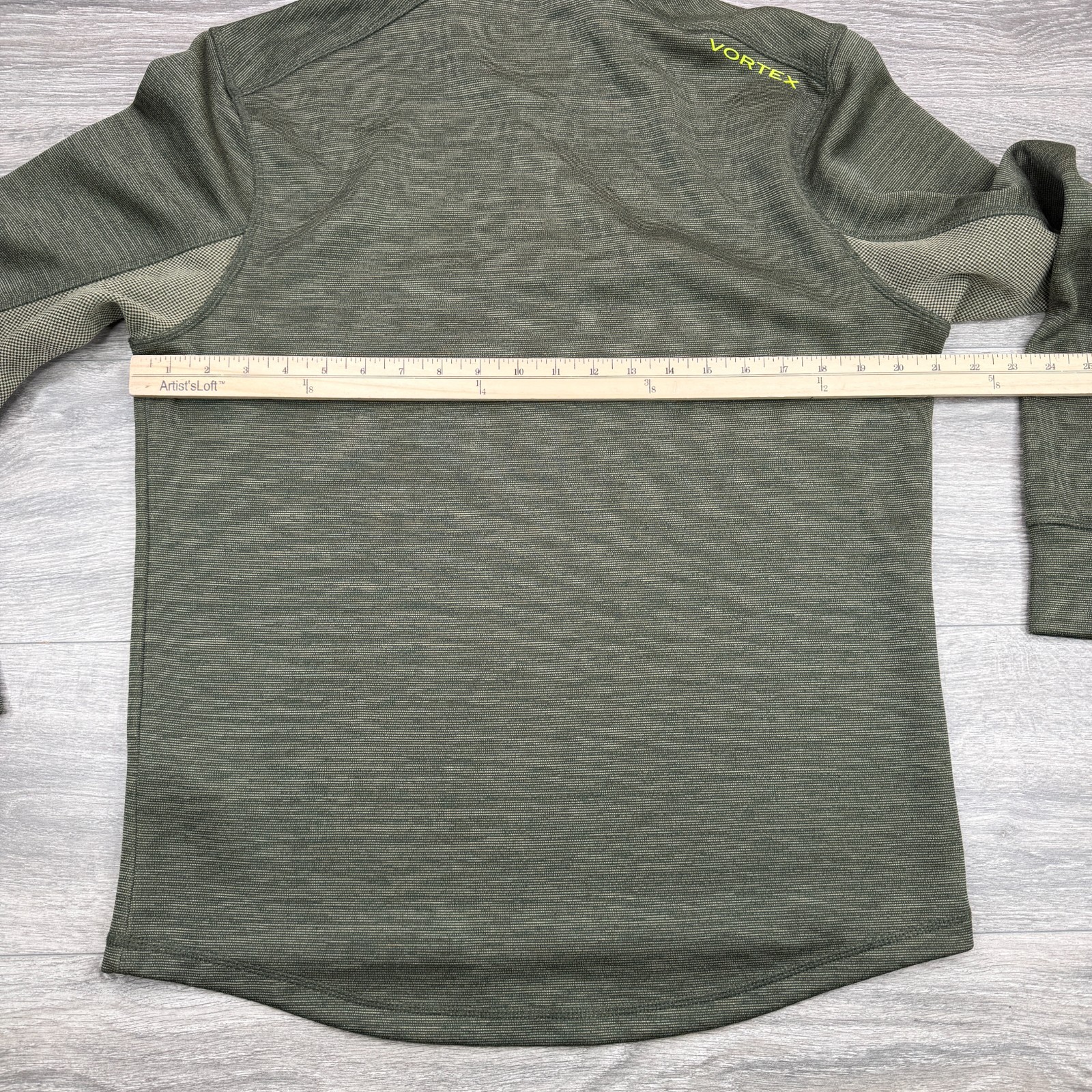 Vortex Optics Hoodie Mens Medium Olive Military Pullover Sweatshirt 1/4 Zip
