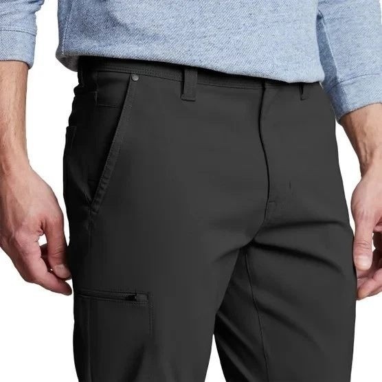 Copper and Oak Supply Co Mens 34×30 Black Straight Fit Tech Utility Pants