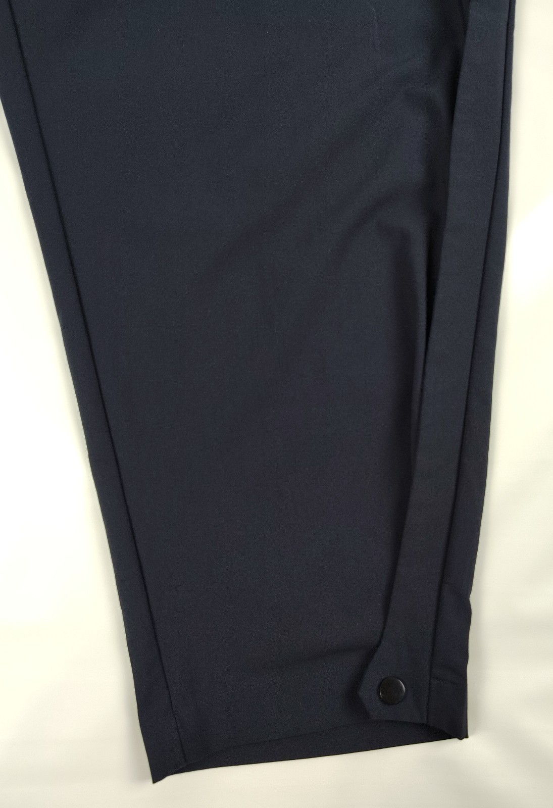 Paskho Sanctuary Travel Pants Snap Ankle Navy Blue Women XXL Side Elastic Waist