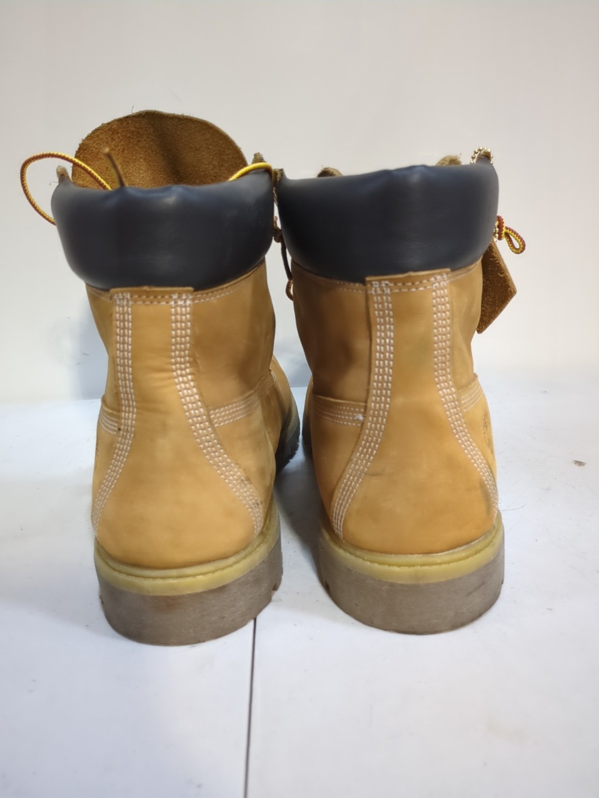 Timberland Mens 6 Inch Boot Wheat Nubuck Premium 10061 Size 14 M