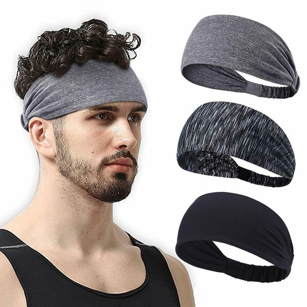 Sports Headband Fitness Sweat Bandage Hairband Tennis Yoga Absorb Sweat Headband