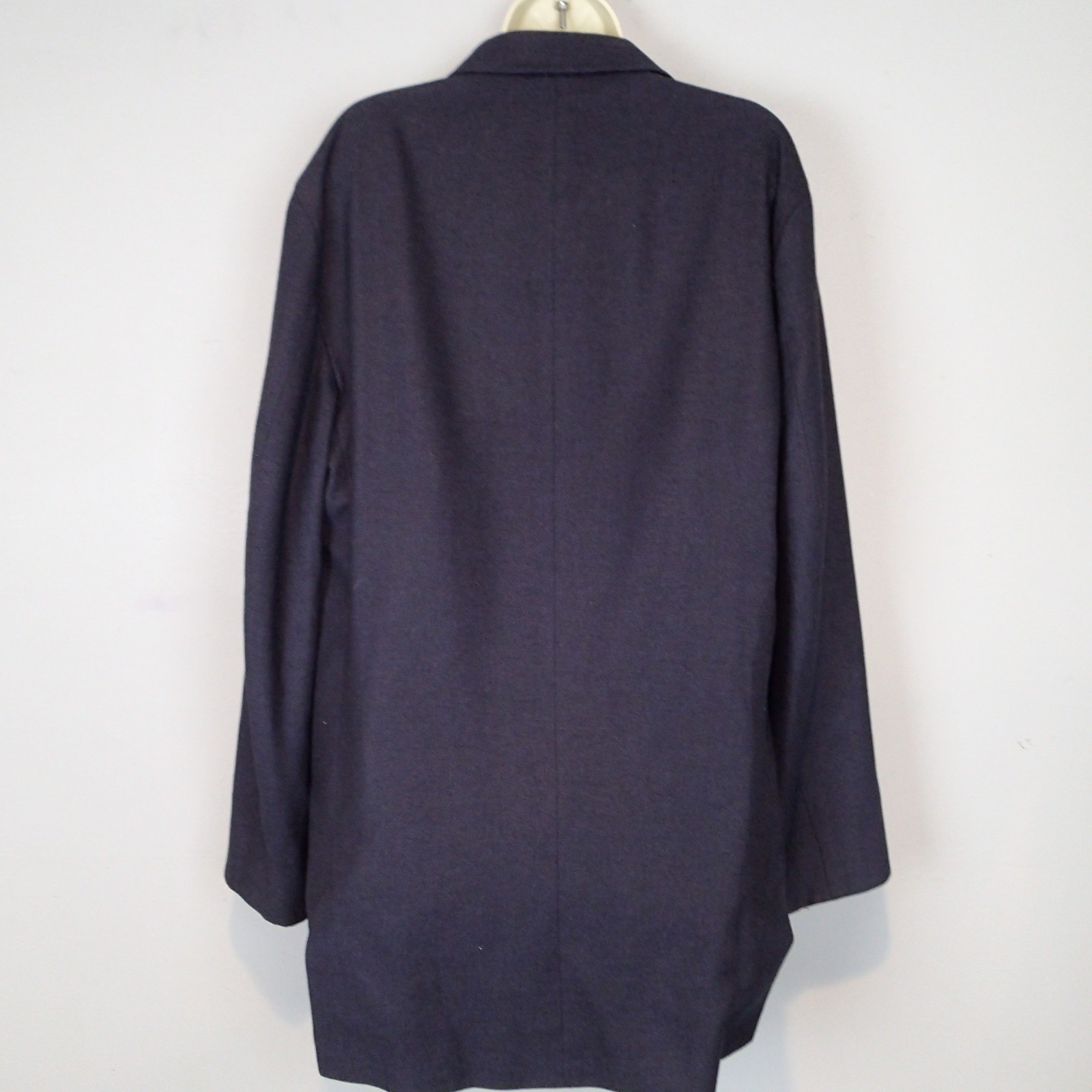 Ermenegildo Zegna Jacket Men Large ? Blue Cashmere Silk Coat Italy Preppy overco