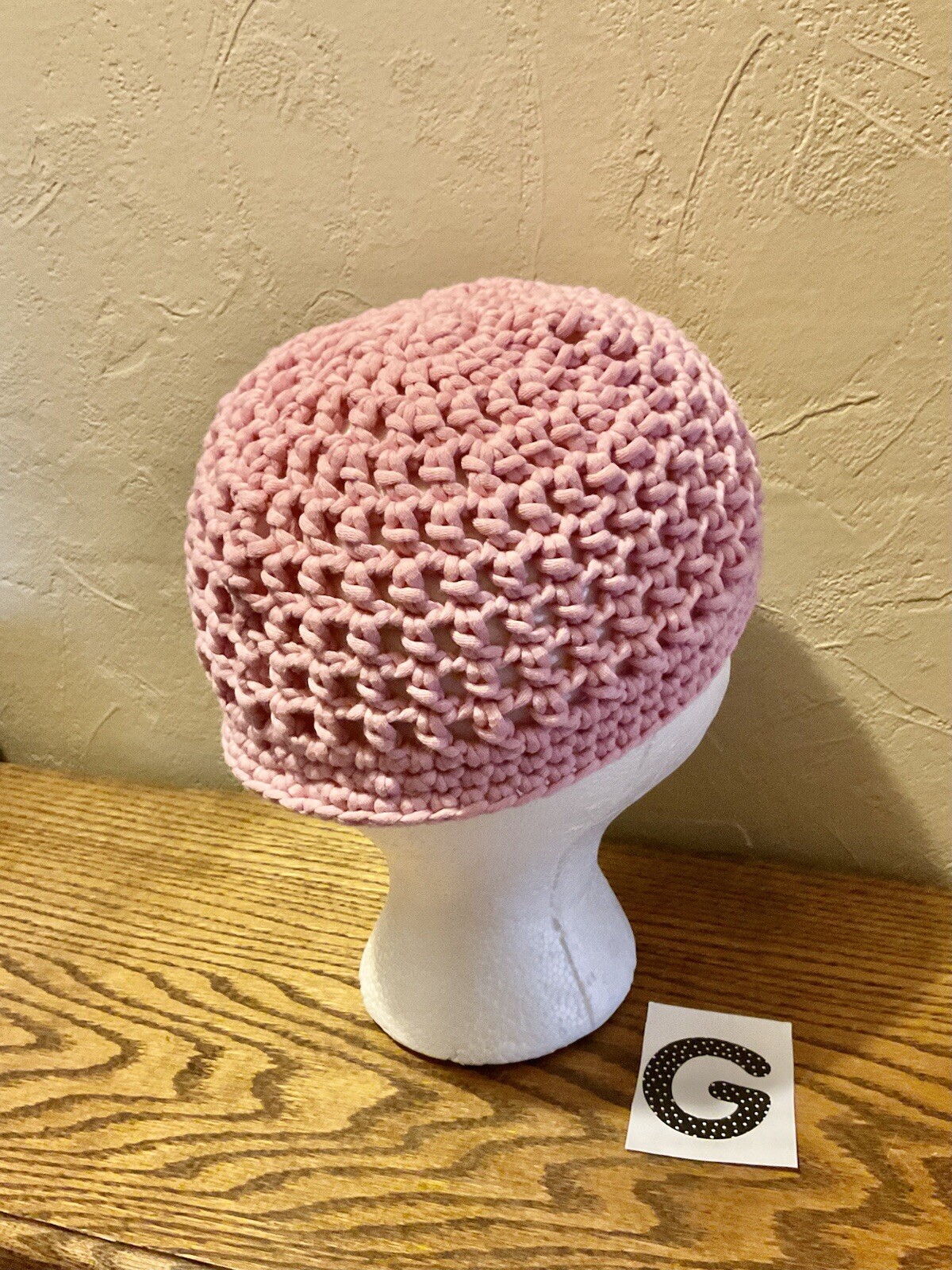 Adult Teens Unisex Summer Crochet Beanie Handmade USA Openwork Lightweight