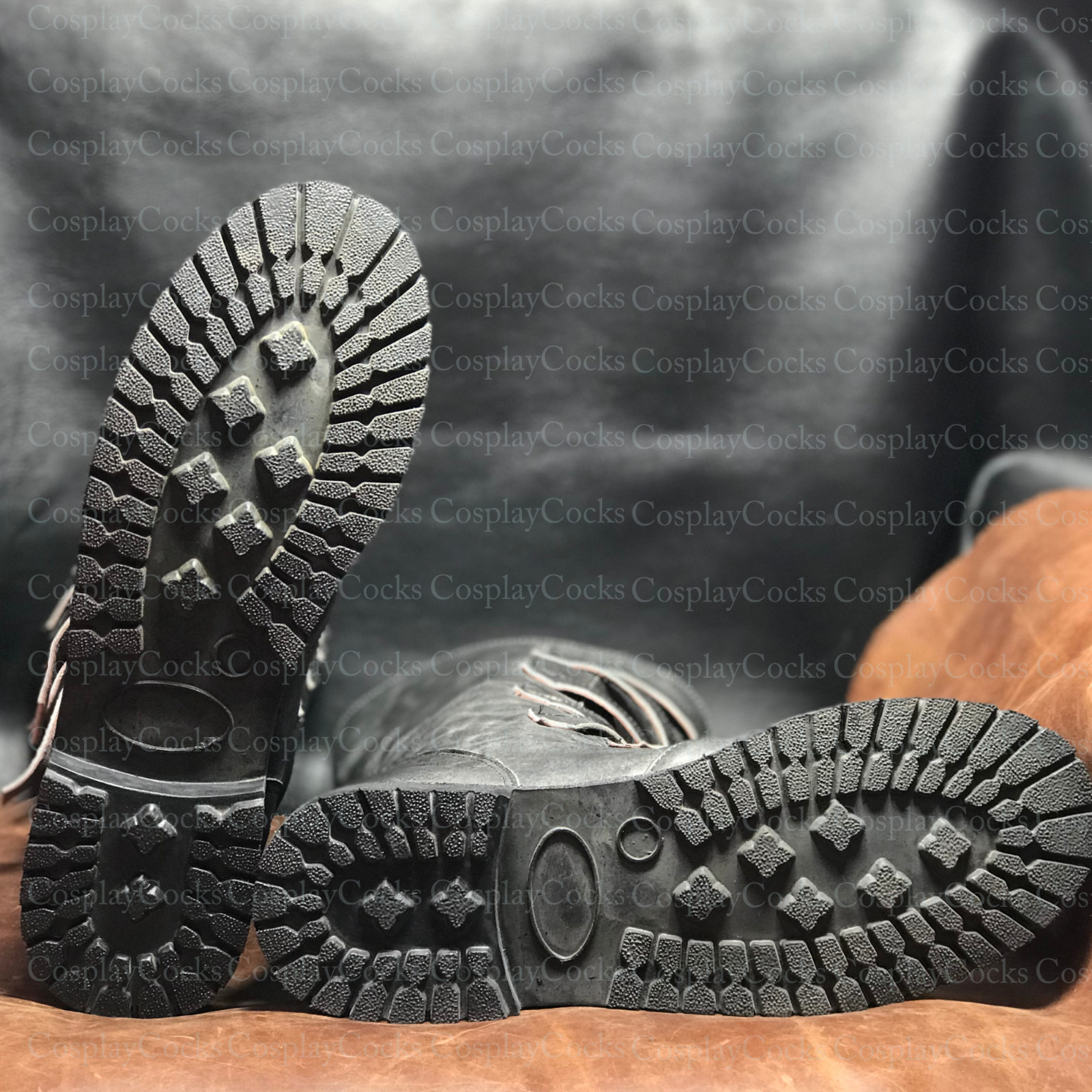 Custom-Made Grey Vintage Renaissance Boots – All Size Available