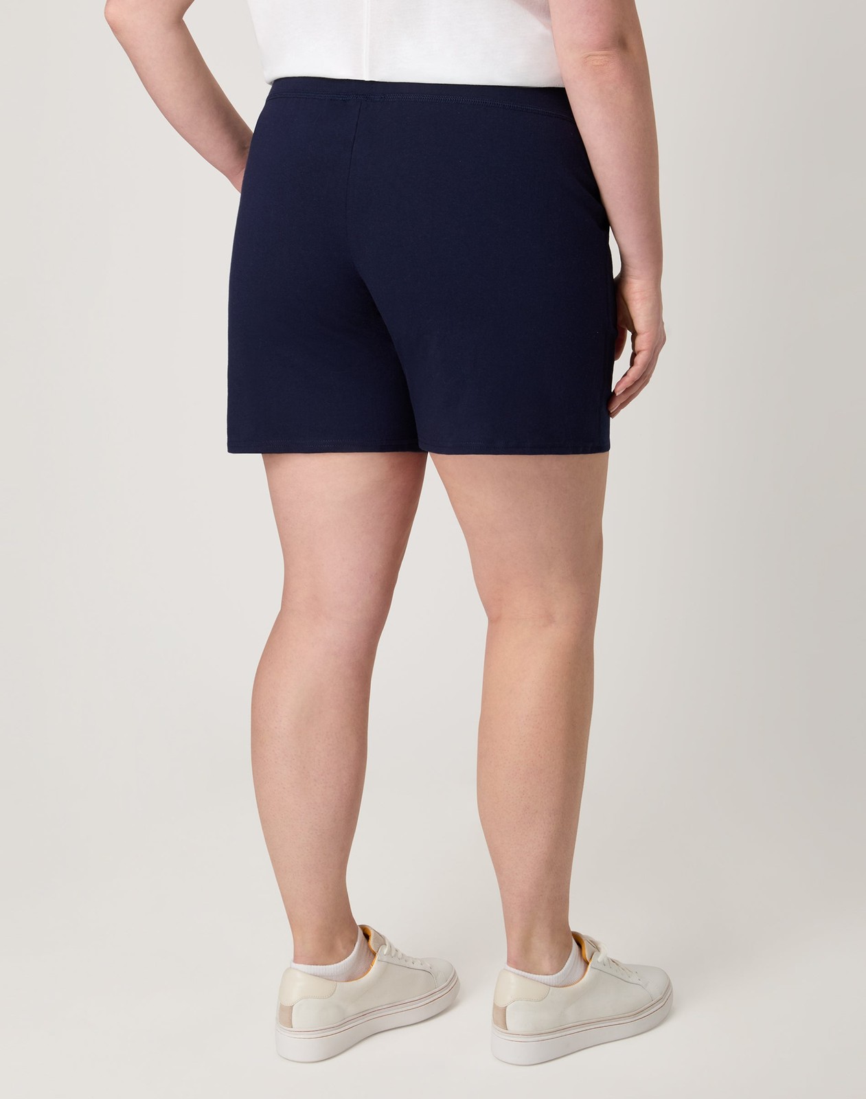 Hanes Womens Jersey Shorts w Pockets Drawstring Super Soft 100% Cotton 7″ Inseam